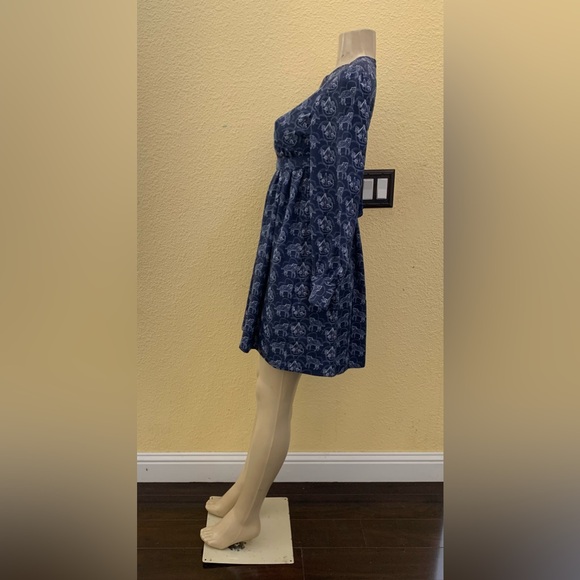 Family Affairs x UO Size Small Ariel Long Sleeve Baby Doll Dress With Belt - Picture 9 of 12